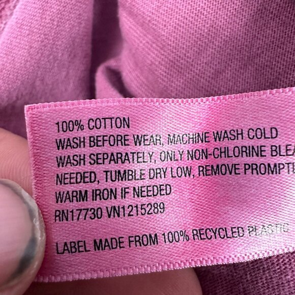 Goodfellow & Co Mens Long Sleeve Pocket Tee Standard Fit L Dusty Rose - Picture 4 of 4